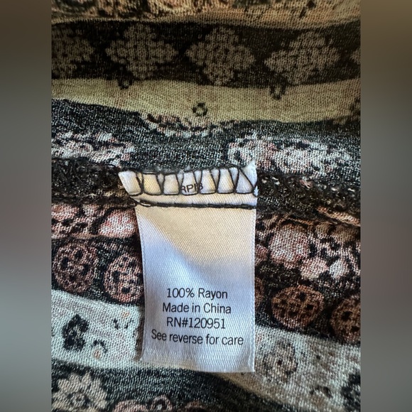 SO Goods for Life Bodycon Maxi Ruffled Dress size M Ditsy Flower smocked bust - Picture 9 of 10